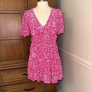 Zara pink & white dress, Size Small